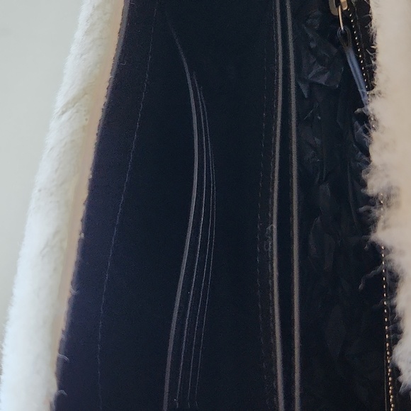 SAINT LAURENT YSL Toy Loulou Star Shearling Pouch Bag RARE - Picture 5 of 10